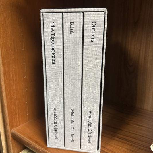Tipping Point Blink Outlliers Malcolm Gladwell 1st Edition 1st Printing 3 Vol Set  Beautiful box set