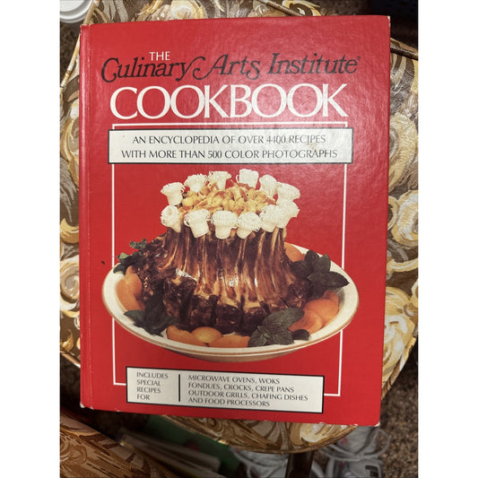 Vintage 1985 hardbound THE CULINARY ARTS INSTITUTE COOKBOOK 440++ RECIPES