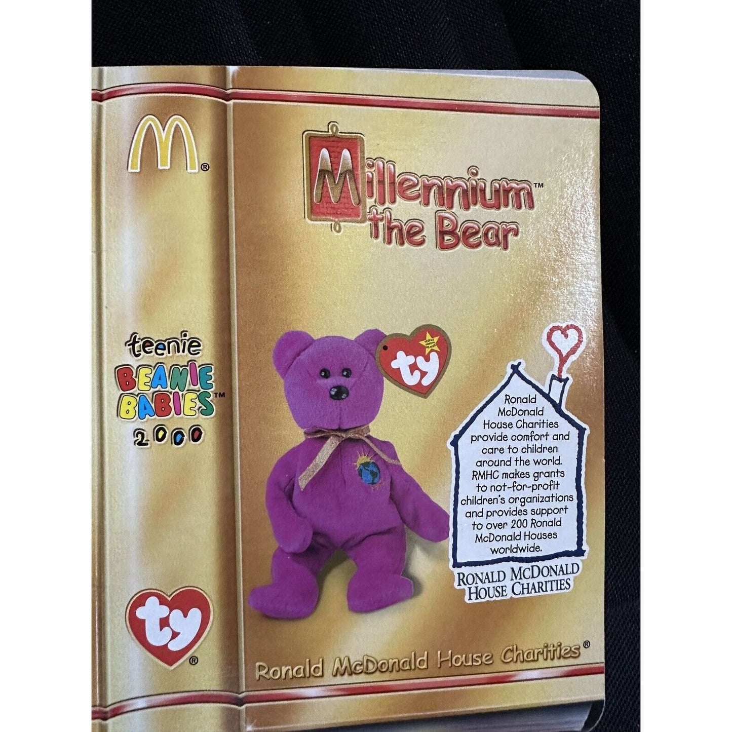 Ty Beanie Babies 2000 Millennium Bear, Ronald McDonald House Charities version