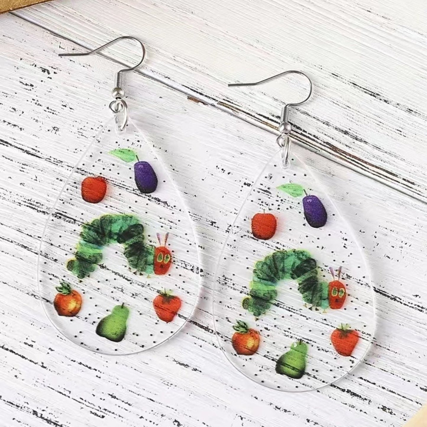 5 different Earrings teacher fun cute