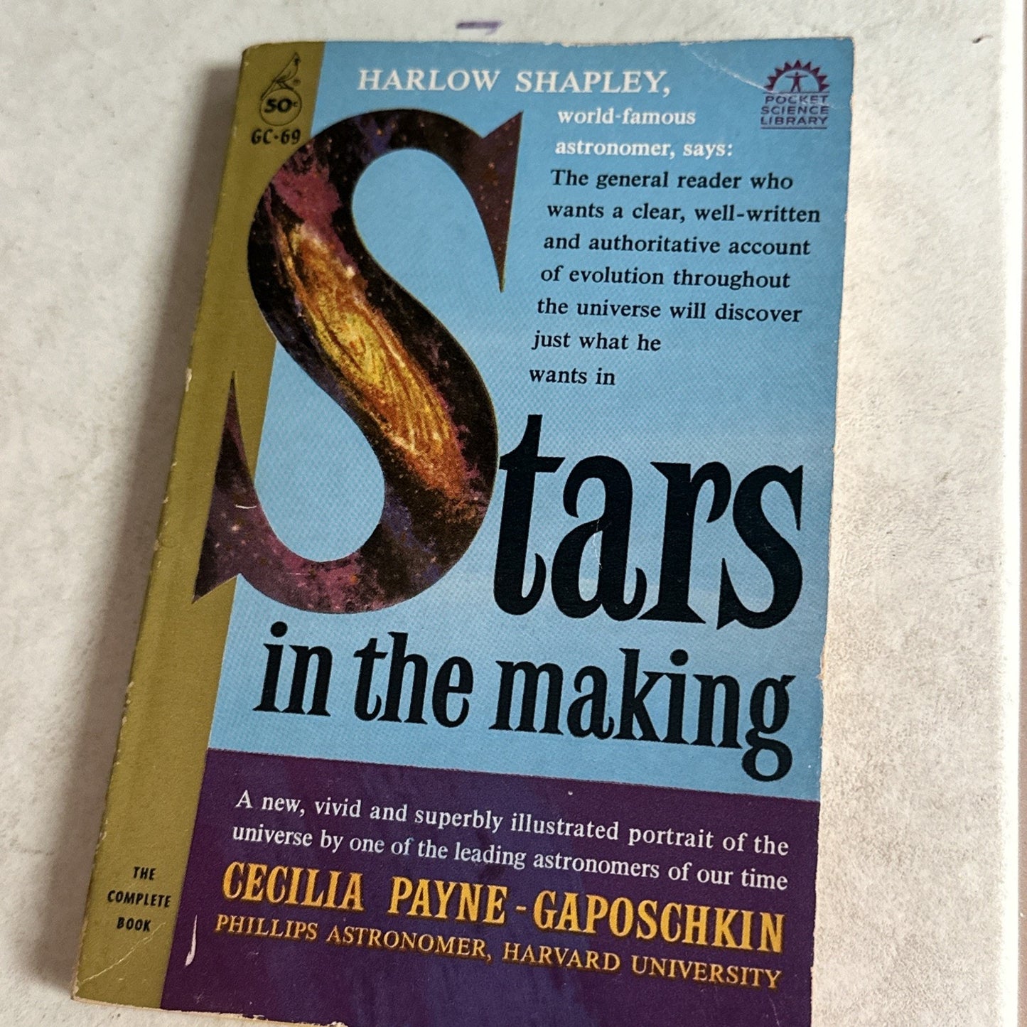 Stars in the Making - Cecilia Payne-Gaposchkin, 1959 sc, Pocket Books (GC-69)