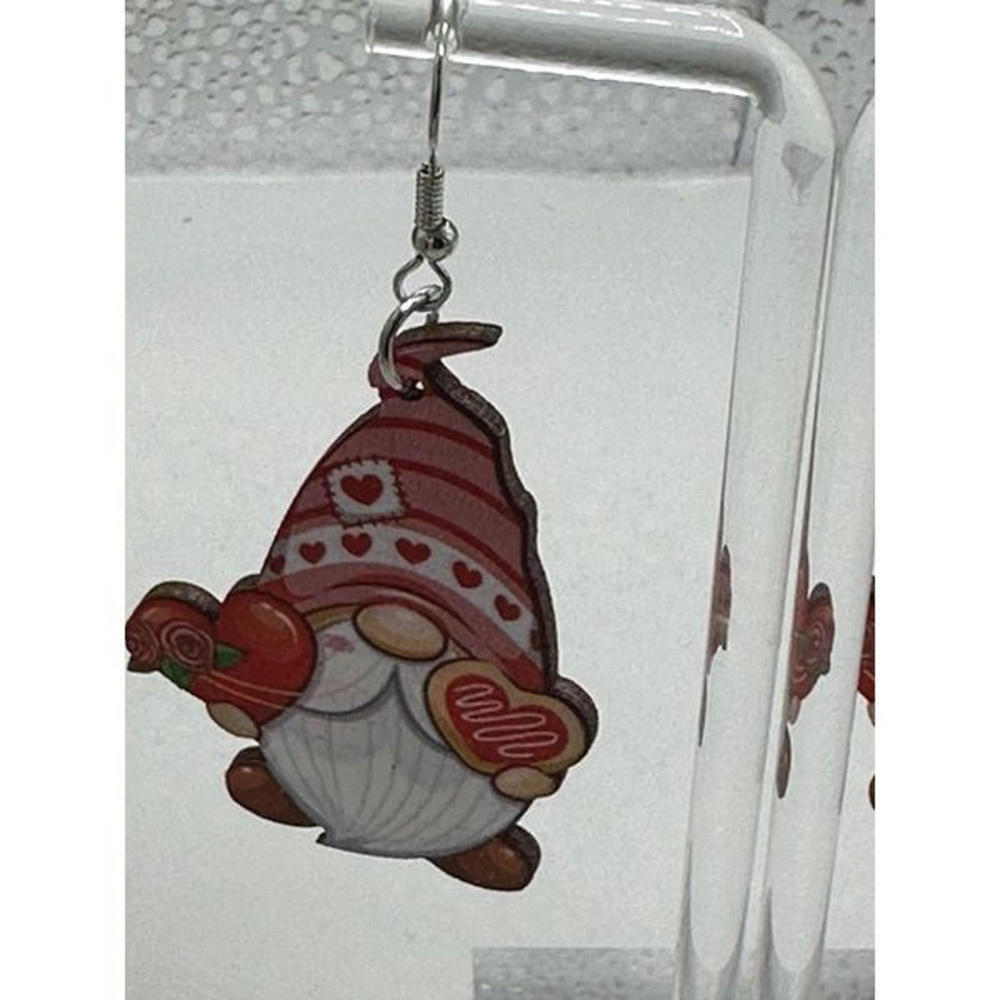 Gnome ♥️ Valentine dangle earrings
