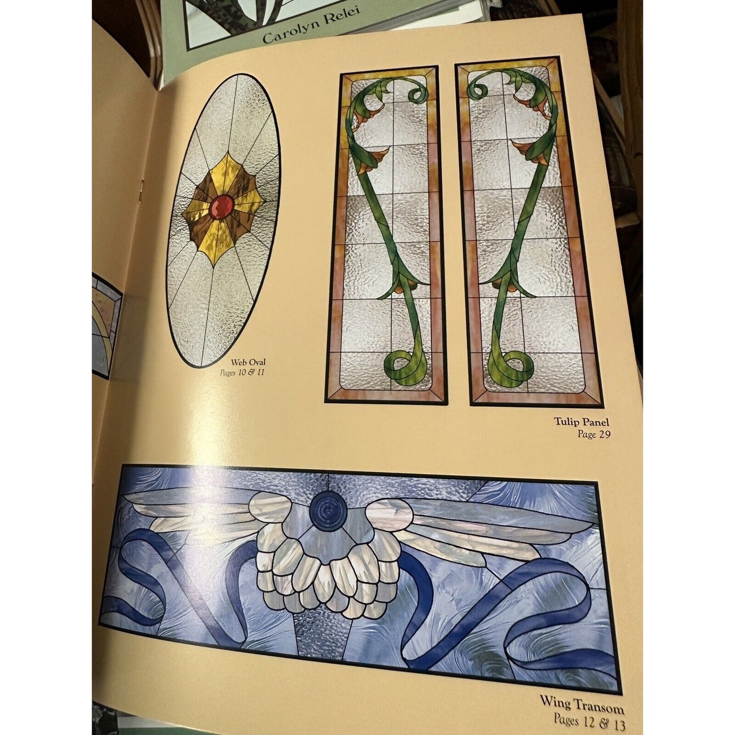 WELCOME HOME By Leslie Gibbs & Laura Tayne Stain-glass Book