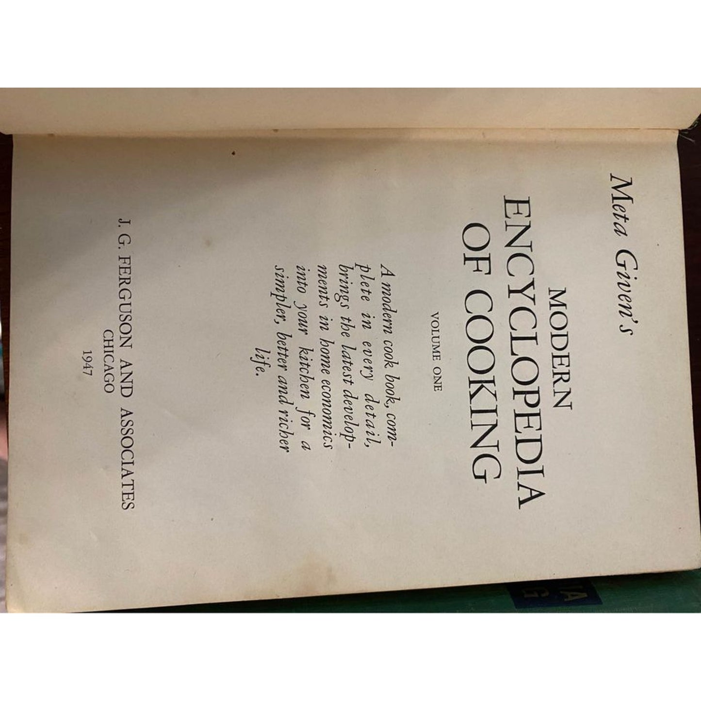 Modern  Encyclopedia of Cooing Volume 1 &