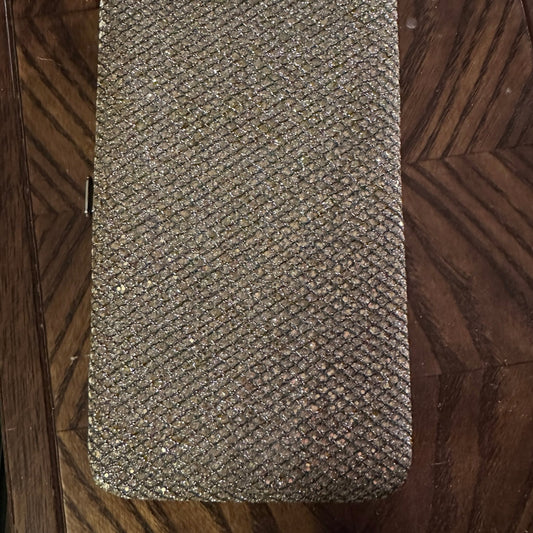 Women's silver evening clutch