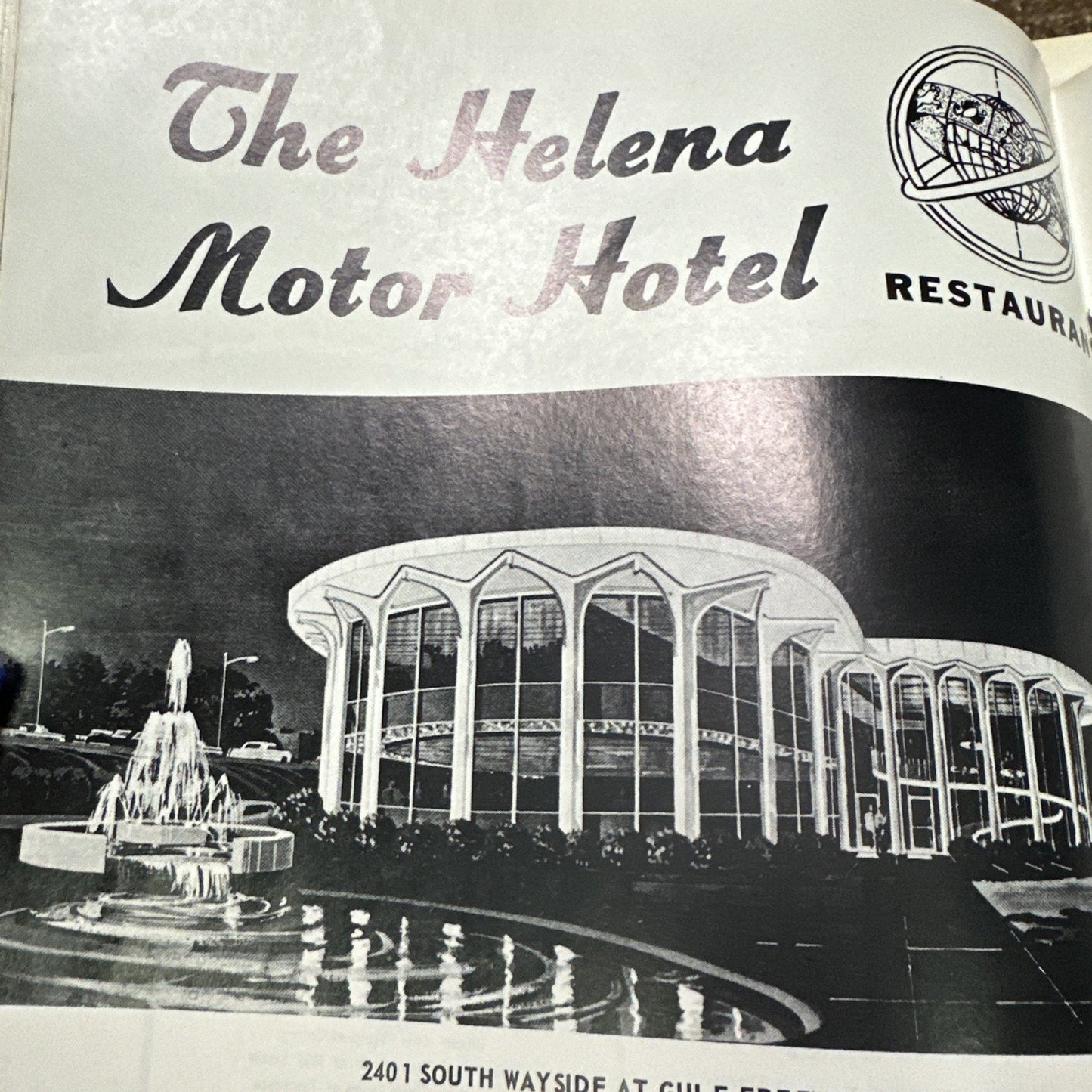 Vintage Dining In — Houston 1971 Restaurants Of The Gulf Coast Area