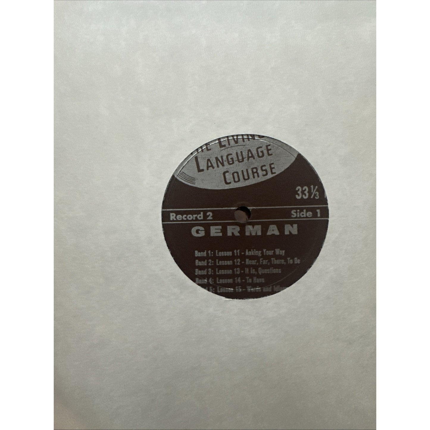 Boxed Living German A Complete Language Course Vinyl 4 LP Records 40 Lesson 1956