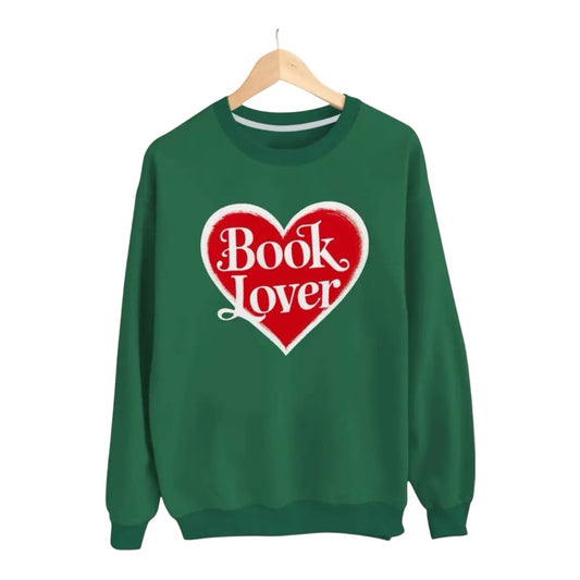 Book Lover Green sweatshirt