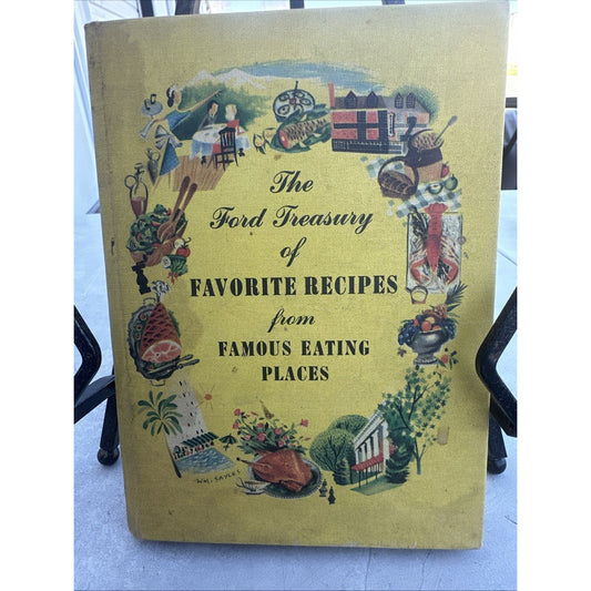 1955 Ford Treasury of Favorite Recipes from Famous Eating Places HCDJ Motor Co.