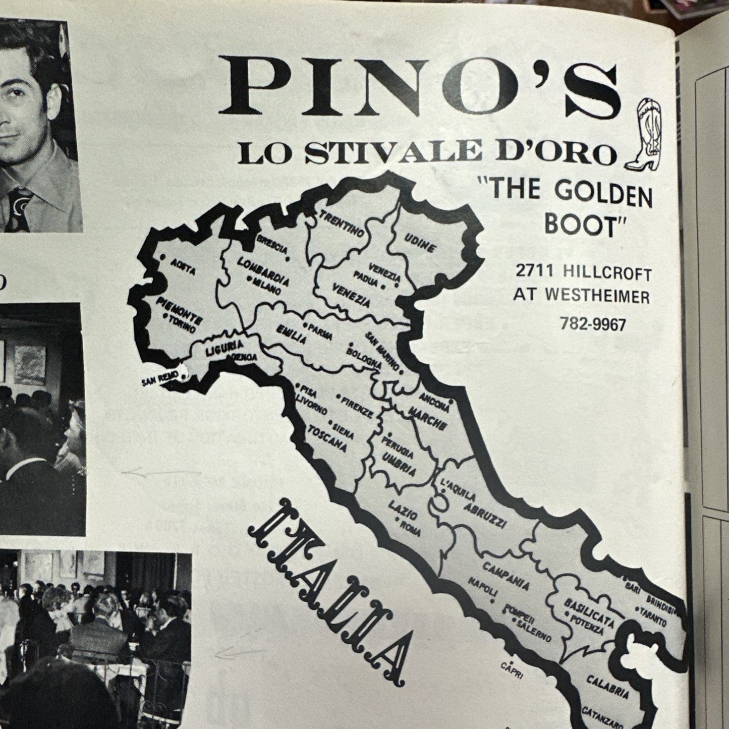 Vintage Dining In — Houston 1971 Restaurants Of The Gulf Coast Area