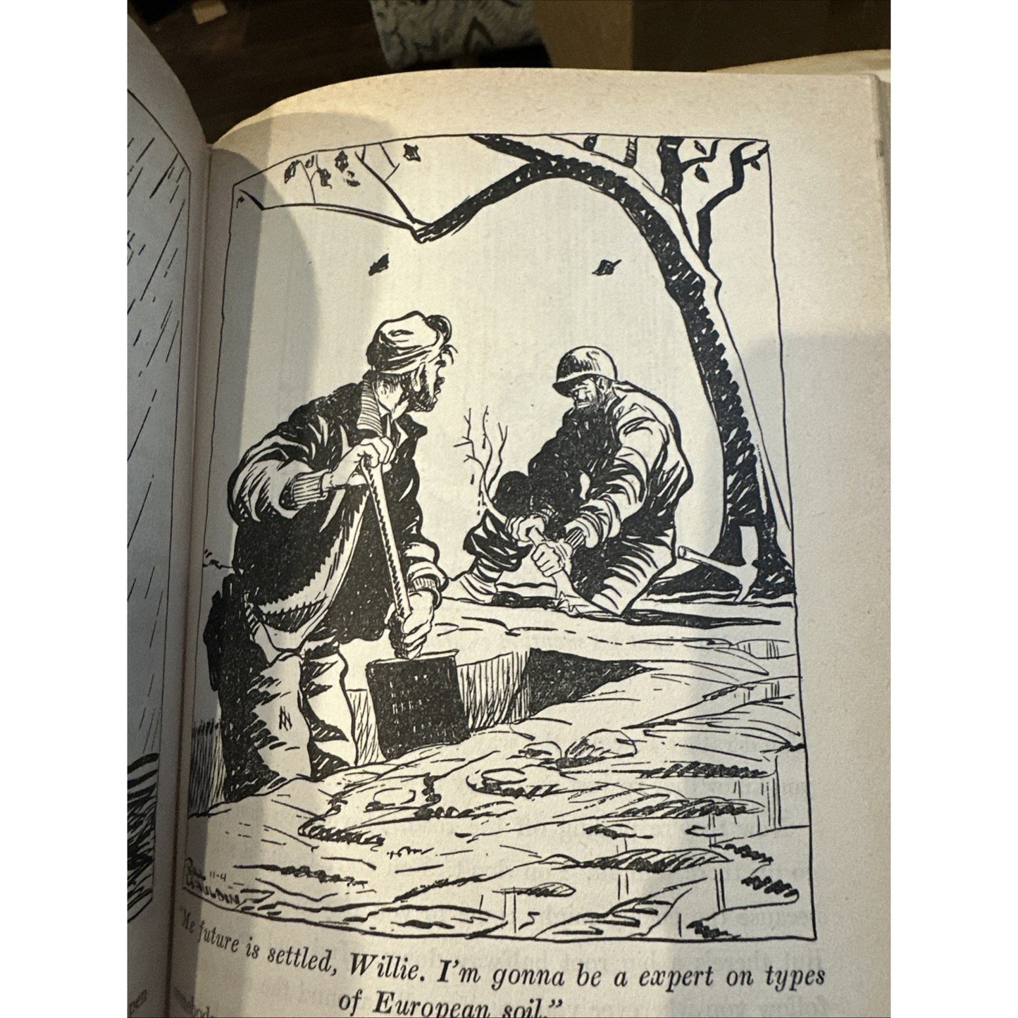 Up Front by Bill Mauldin, 1945 First Edition Vintage, HC, DJ Infantryman Art