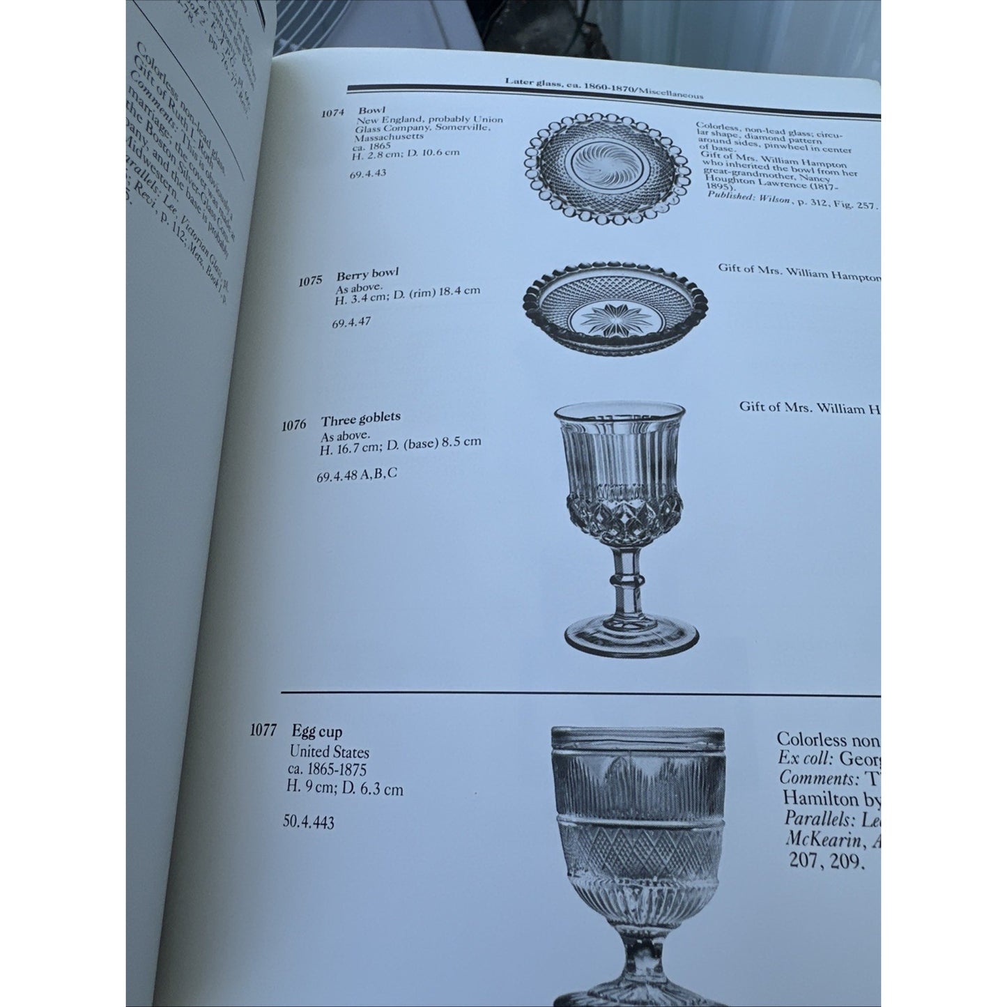 American and European Pressed Glass in the Corning Museum, Spillman