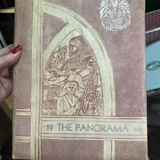 The Panorama ‘46 Lovelady Highschool Yearbook Senior Class Yearbook
