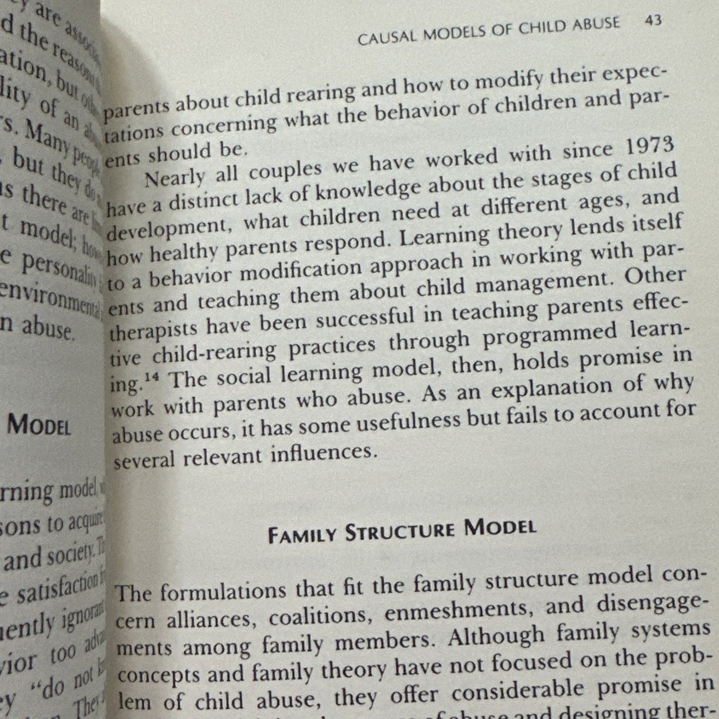 THE ABUSING FAMILY By Blair Justice *Excellent Condition* Signed Copy