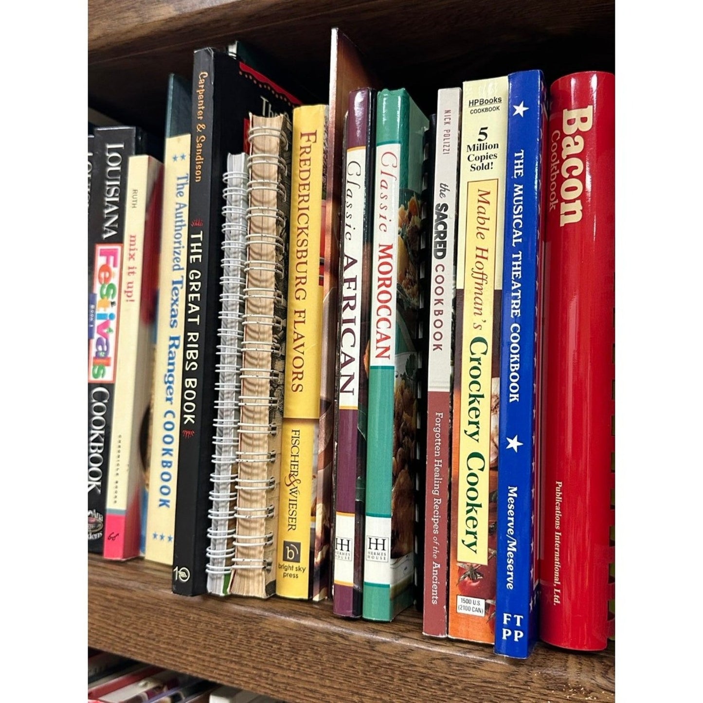 Mix of over 20 pounds of cookbooks