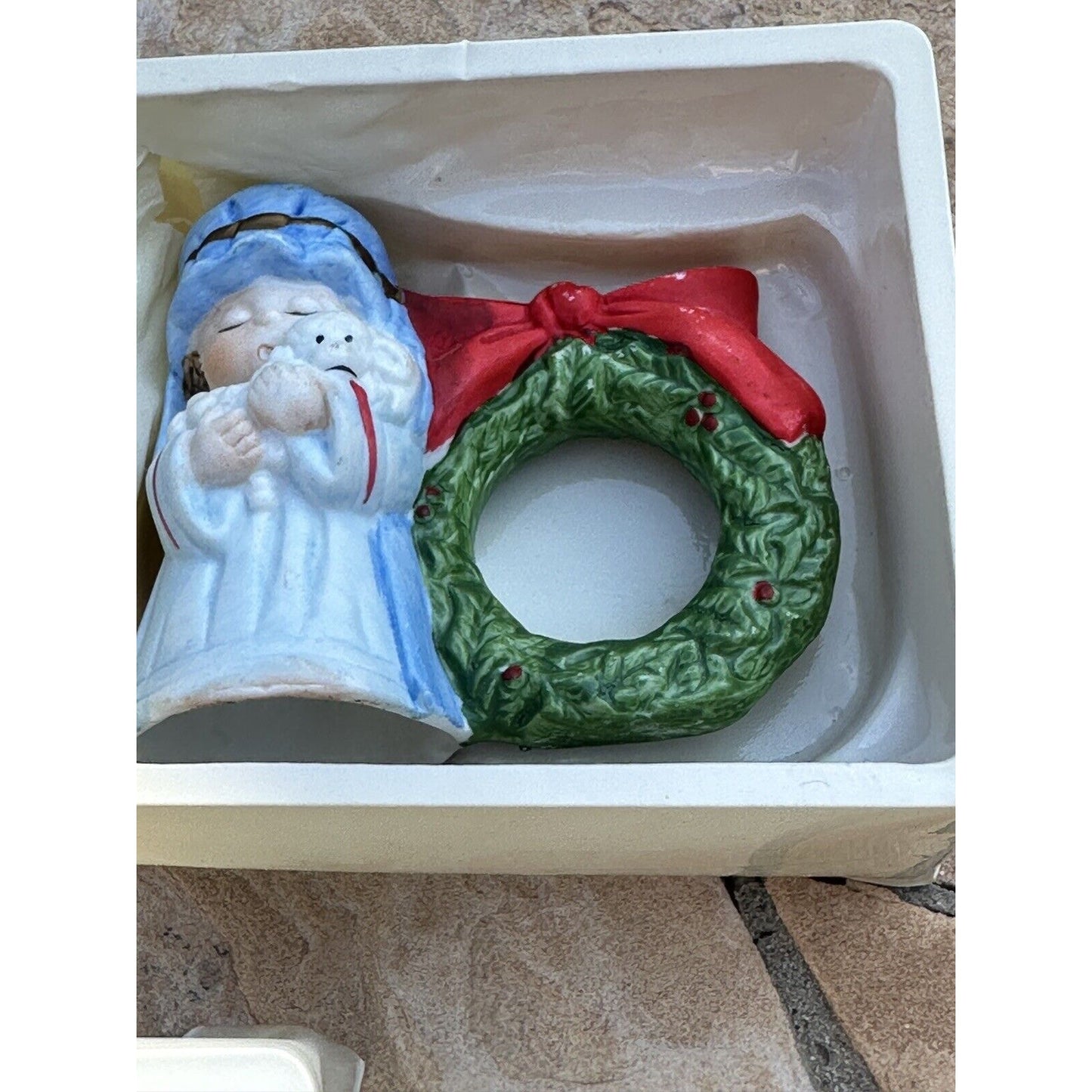 Jasco Napkin Rings Bell Ornament Set of 4 VTG