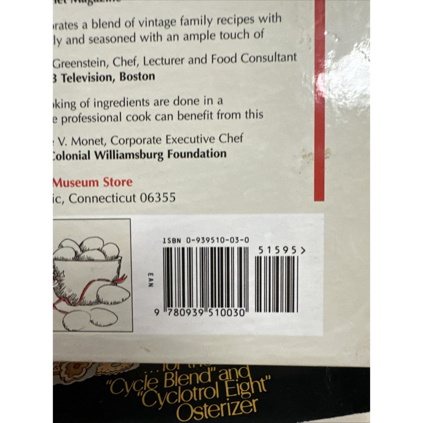 VINTAGE Christmas Memories Cookbook Mystic Connecticut Seaport Members