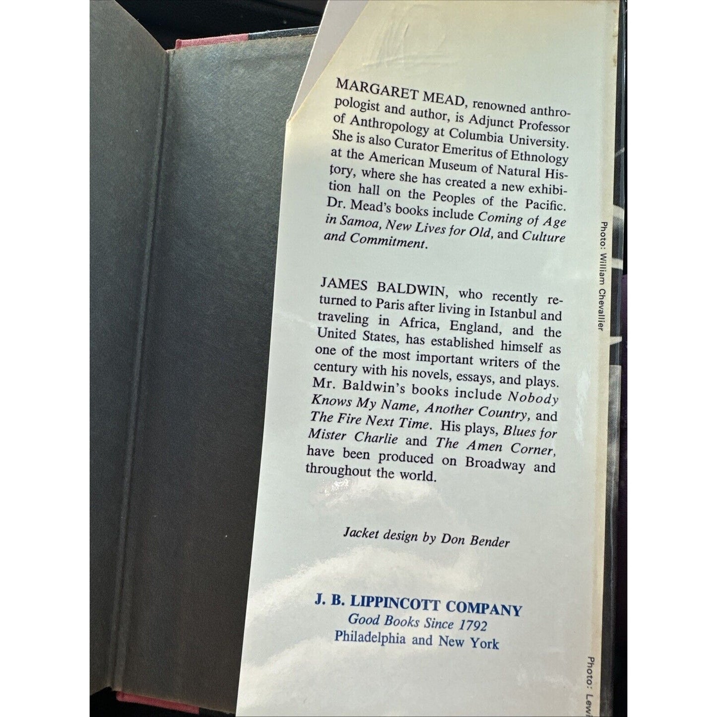 A Rap on Race - Margaret Mead & James Baldwin - 1971 First Edition