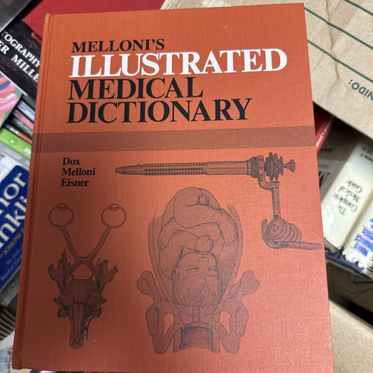 Melloni's Illustrated Medical Dictionary Dox Melloni Eisne 1979 Hardcover Book