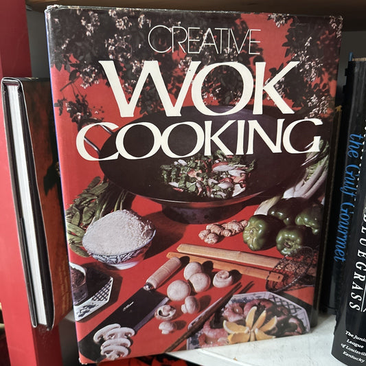 Creative Wok Cooking Book HC 1976 By Graham & Ahrens Home Economics Book