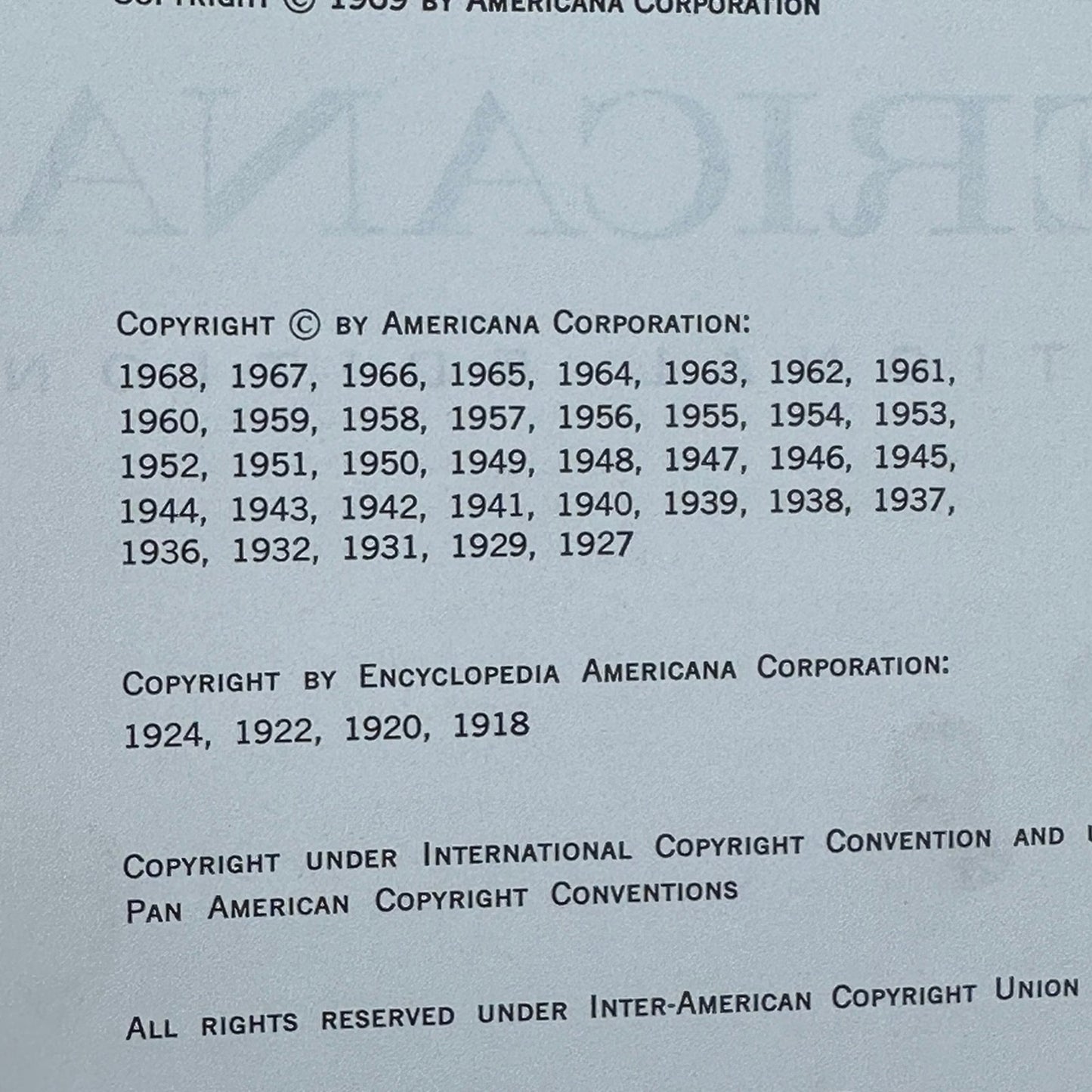 30 Book set Vintage Encyclopedia Americana