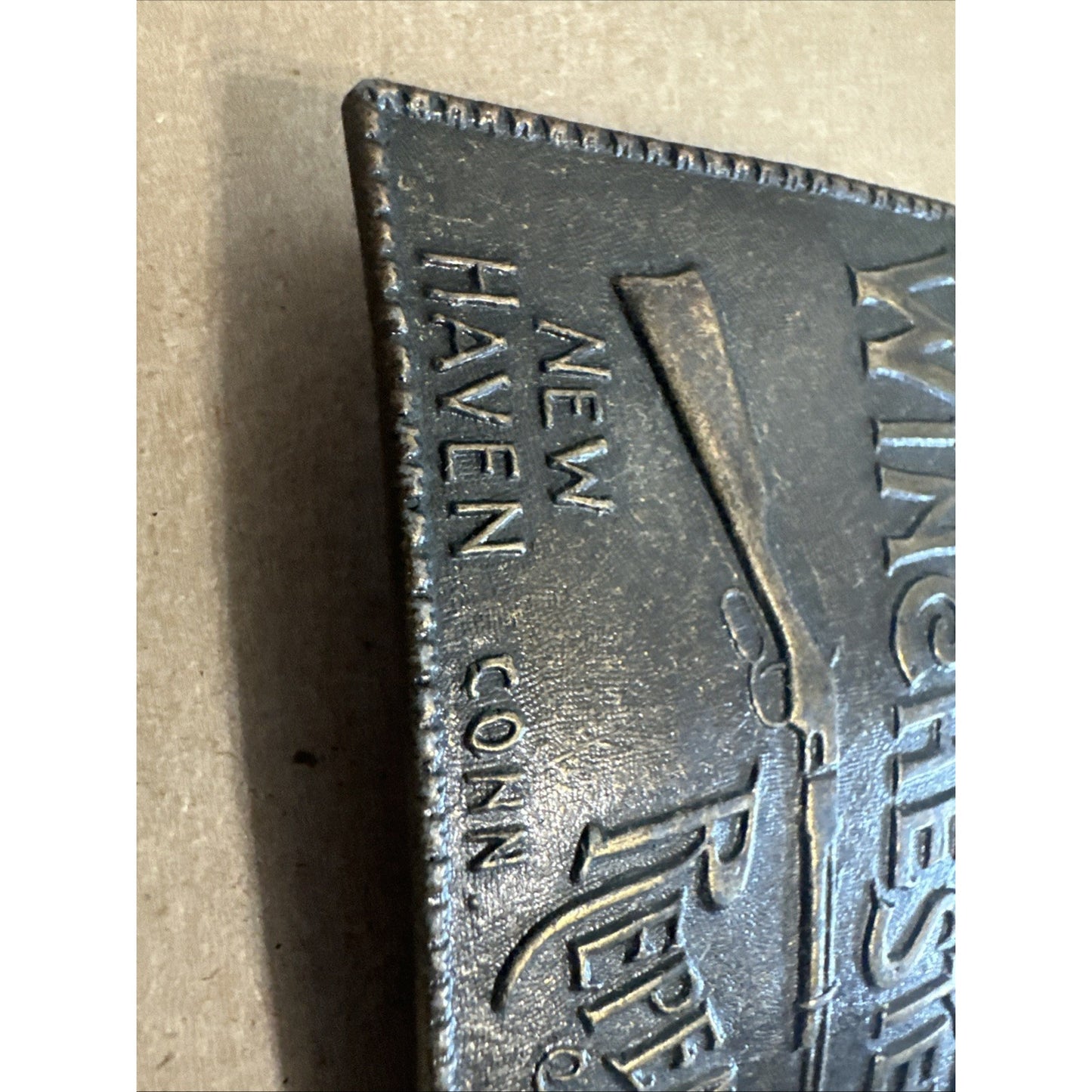 Winchester Belt Buckle Repeating Arms New Hampshire Conn