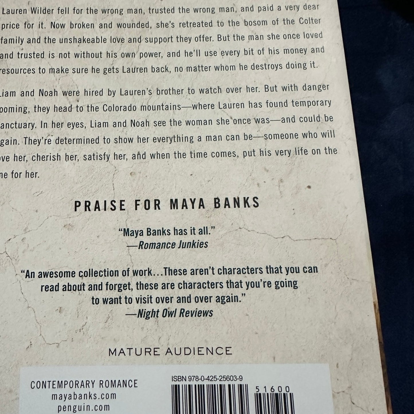 Colters' Gift by Maya Banks signed