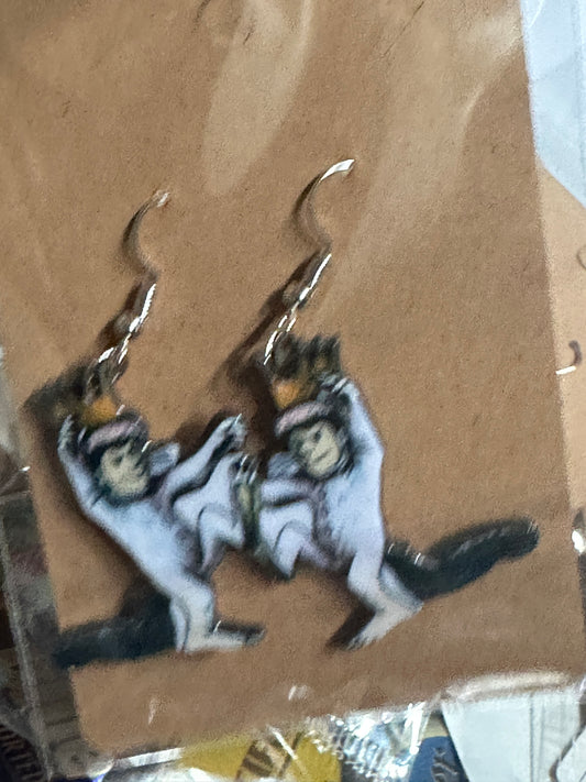 Where The Wild Thing Are Earrings