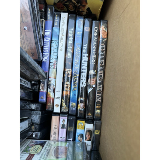100 DVD movies! Wholesale assorted Used DVD Lot in great condition with cases!