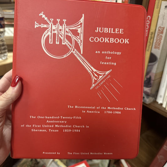 Vintage Methodist Church Jubilee Cookbook Sherman Texas Bicentennial Binder 1984