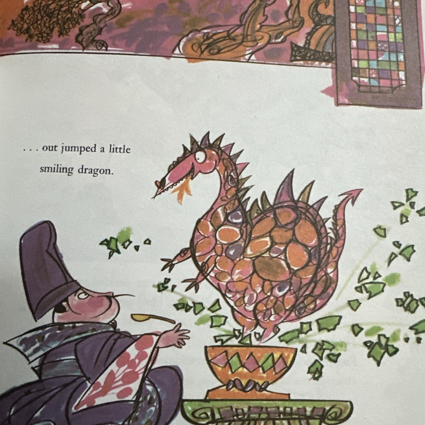 Vtg The Laughing Dragon Kenneth Mahood Weekly Reader HC 1970 ADORABLE Story Book
