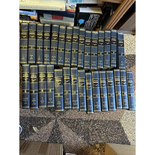 encyclopedia Americana set 1970 Vol. 1-30