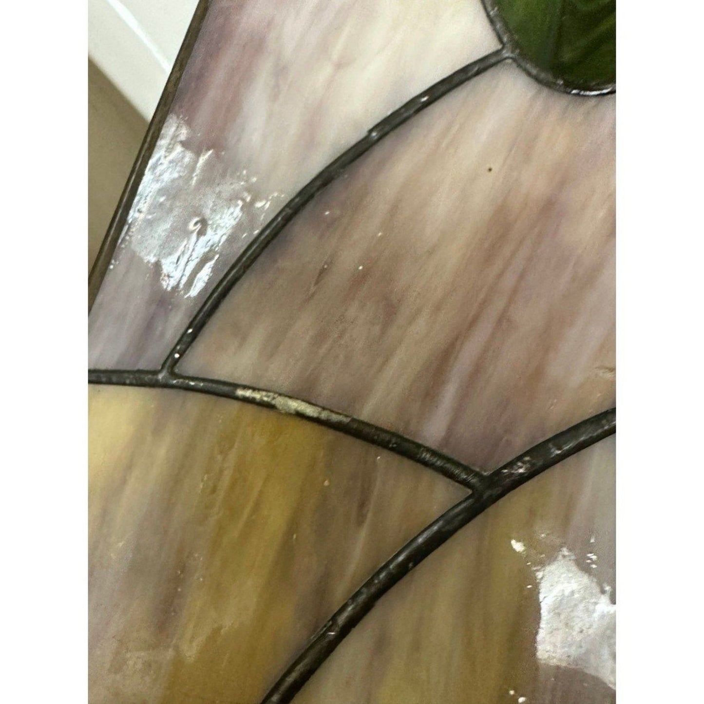 Vintage 2 Tulip stained glass