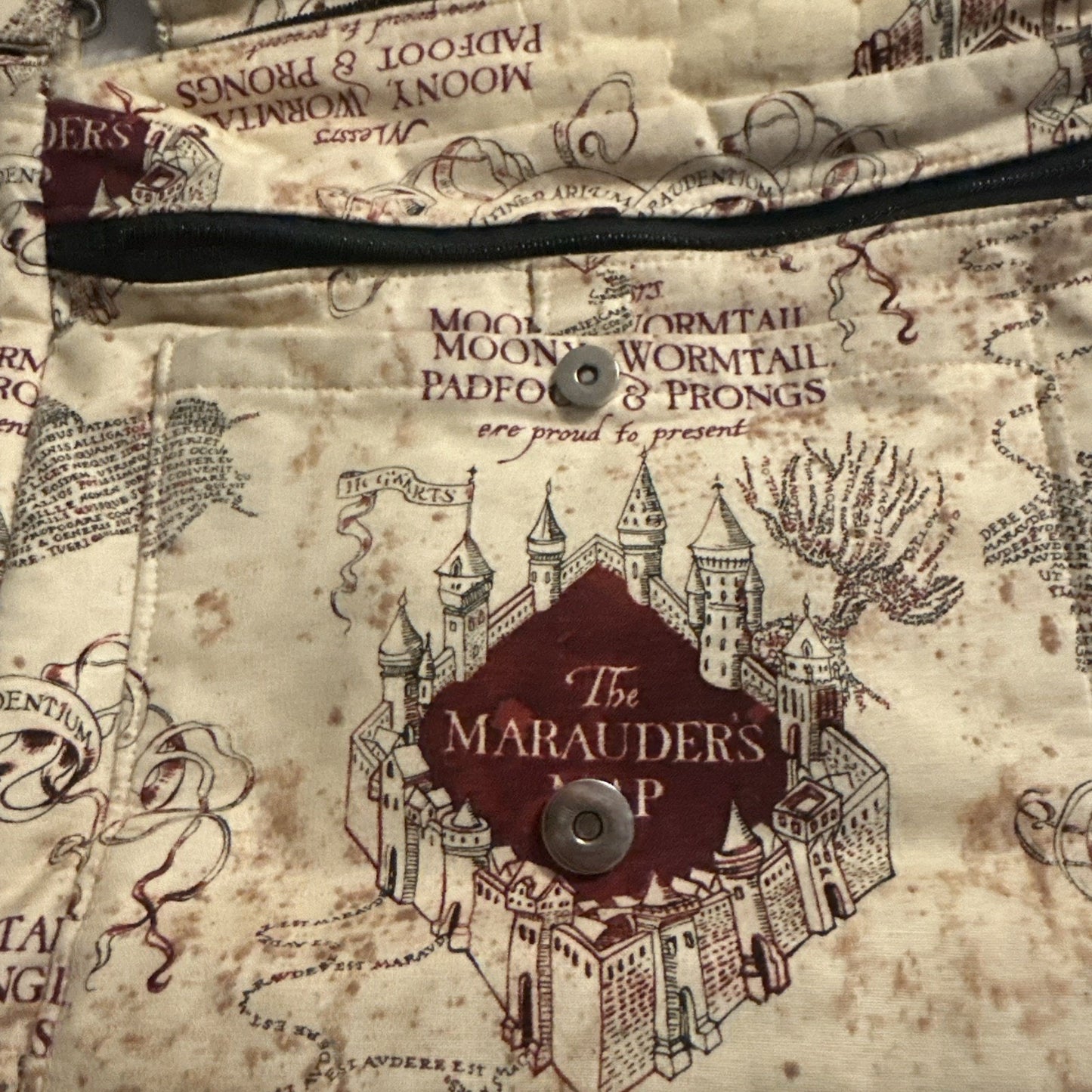 Harry Potter Marauders Map Crossbody Purse & Coin Purse Rare