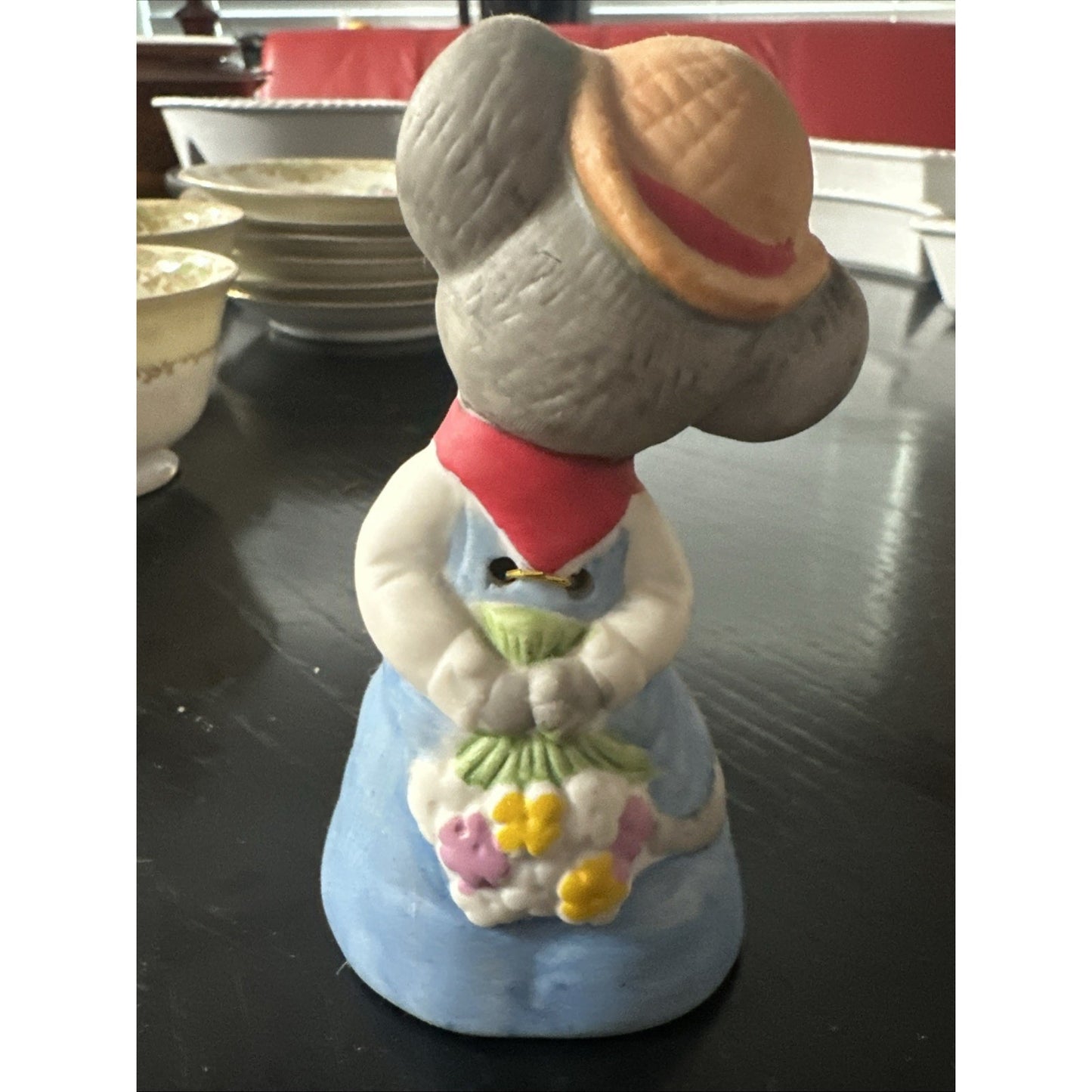 VTG. Jasco Hand Painted Mouse Bell Japan