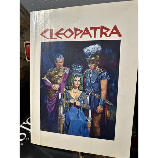 Cleopatra Movie Book Booklet Burton Harrison Fox 1963