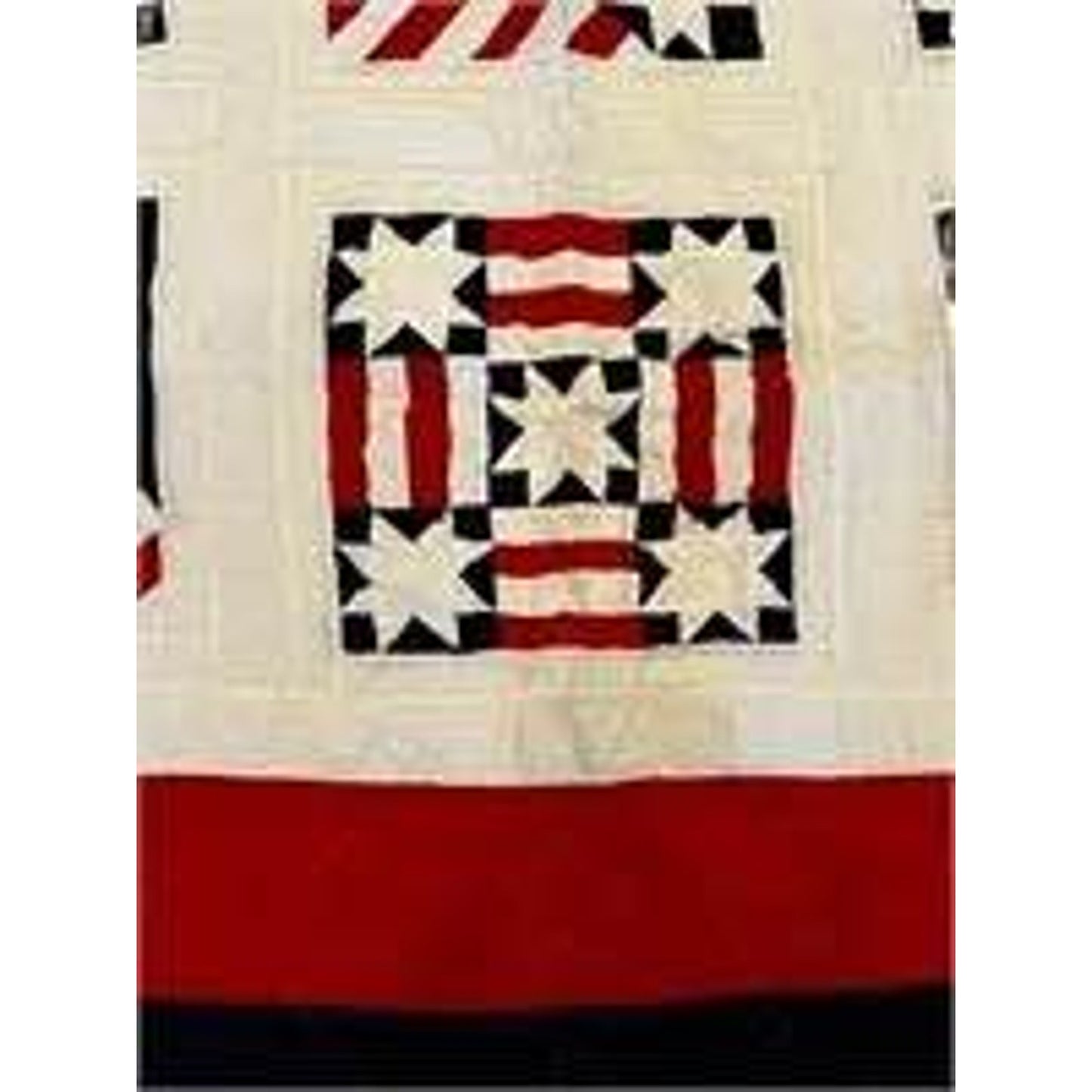 Patriotic Quilt  Red White & Blue