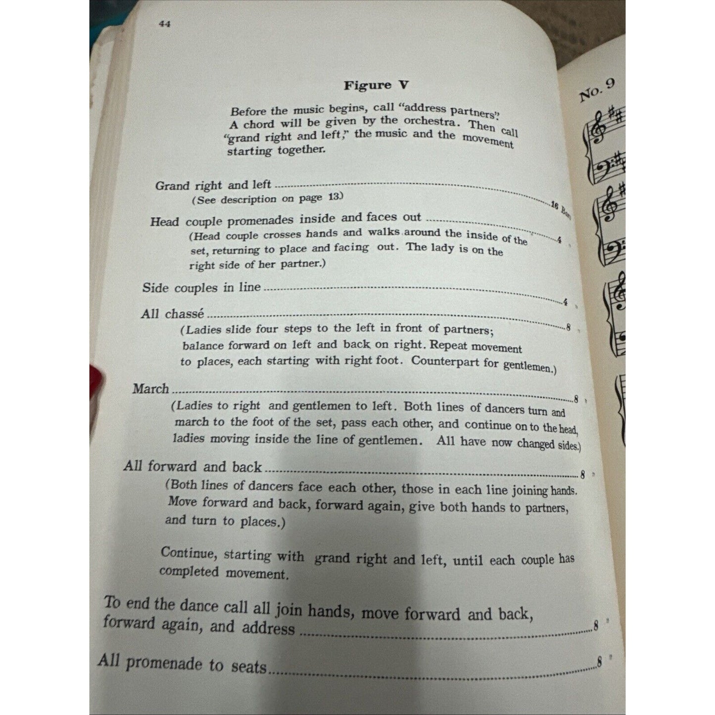 1941 Mr. and Mrs. Henry Ford "Good Morning" Music Calls Directions for Dancing