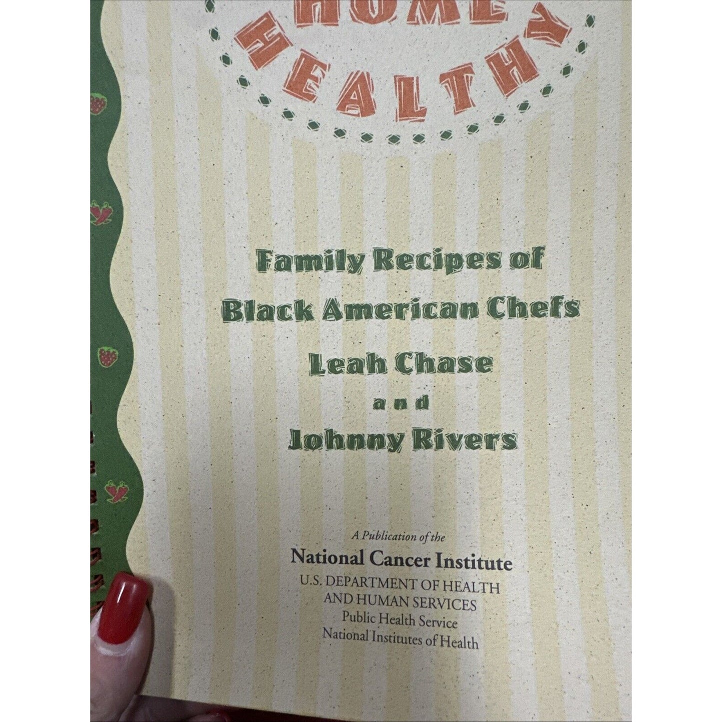 Down Home Healthy Family Recipes of Black American Chef Johnny Rivers Leah Chase