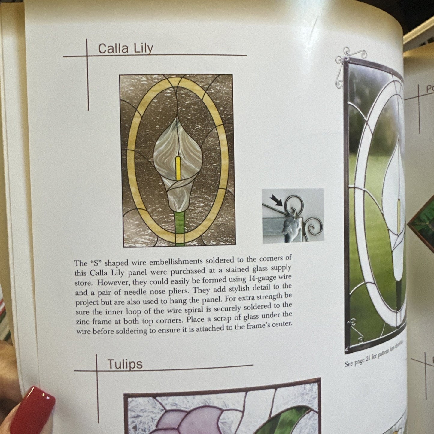 In Full Bloom By Sabine Selvais Patter Book For Stained Glass