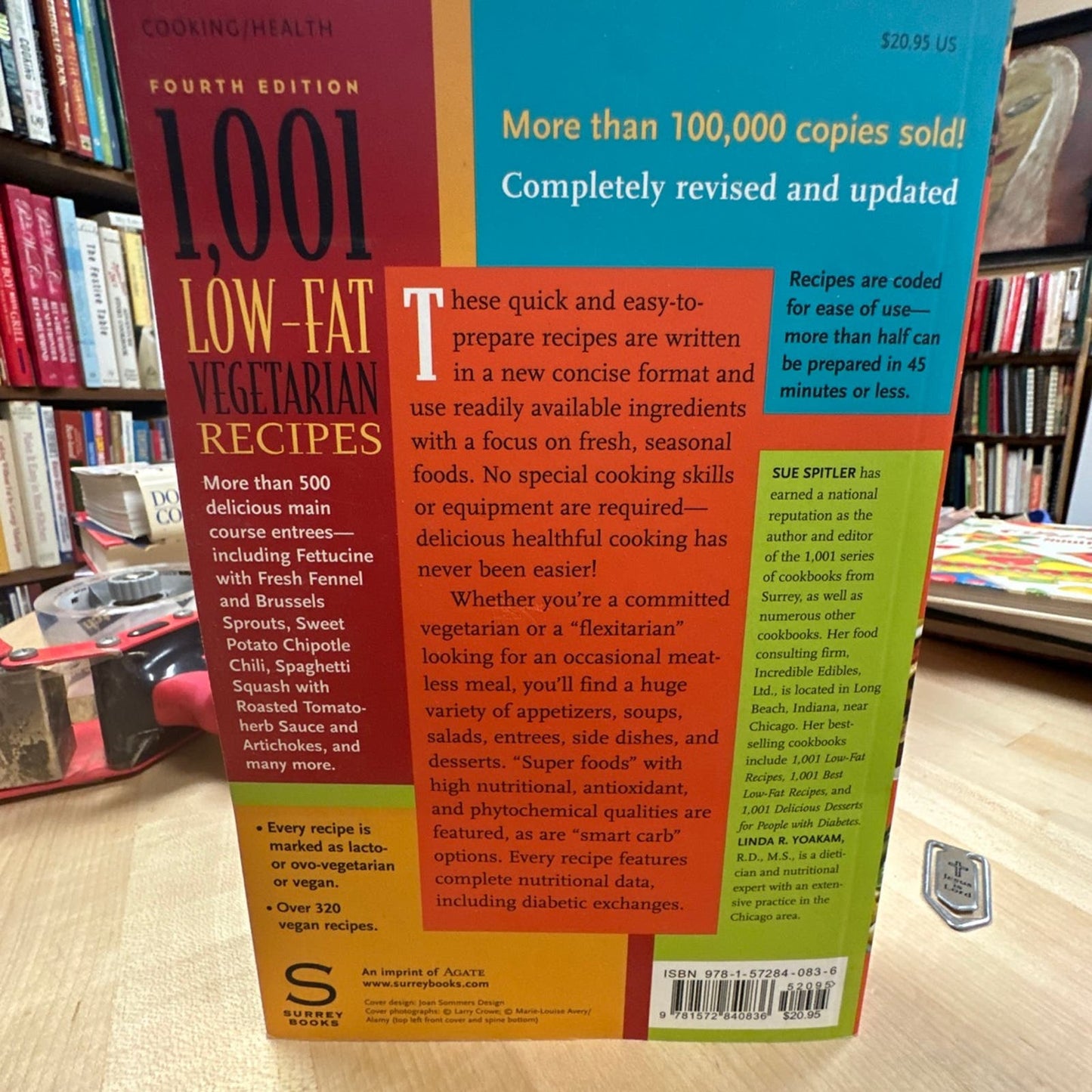 1,001 Low-Fat Vegetarian Recipes Cookbook