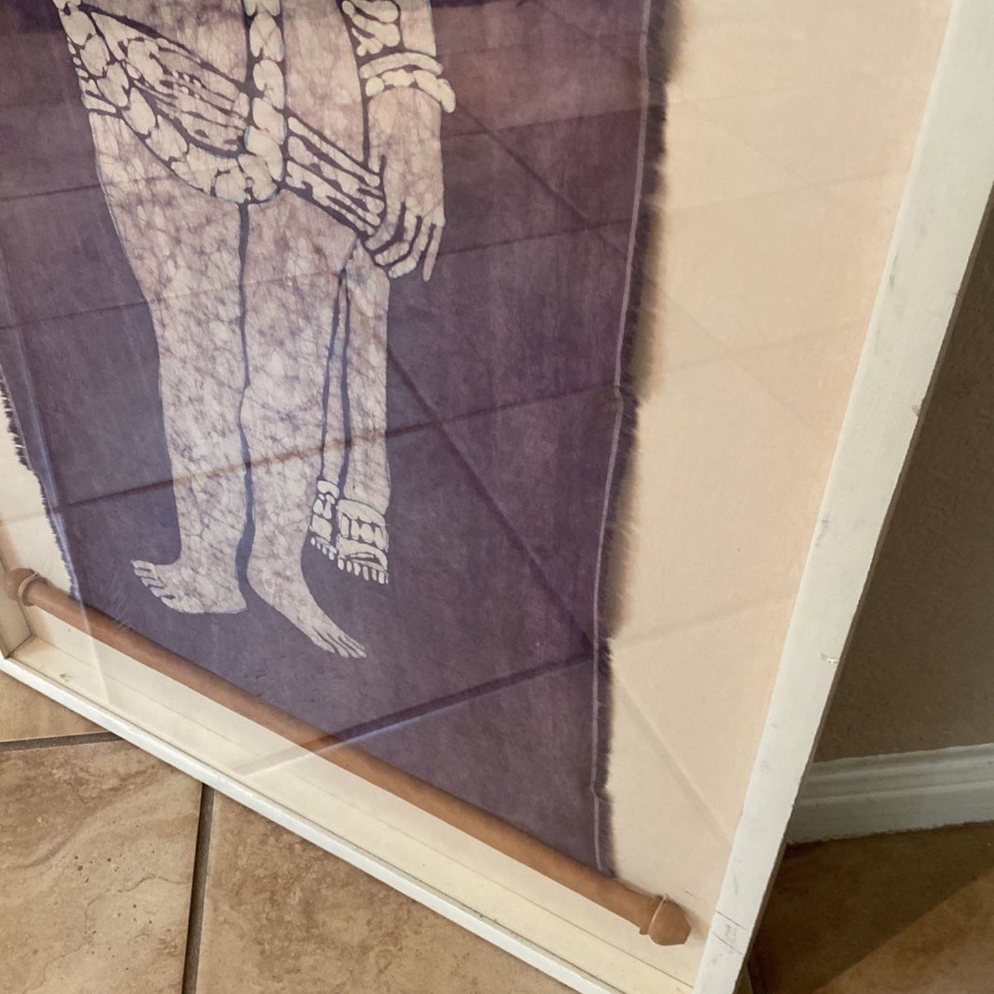 Batik Art Framed in Shadowbox