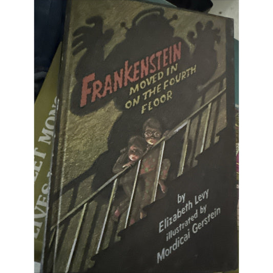 Frankenstein Moved in on the Fourth Floor Elizabeth Levy, 1979 First Edition HC