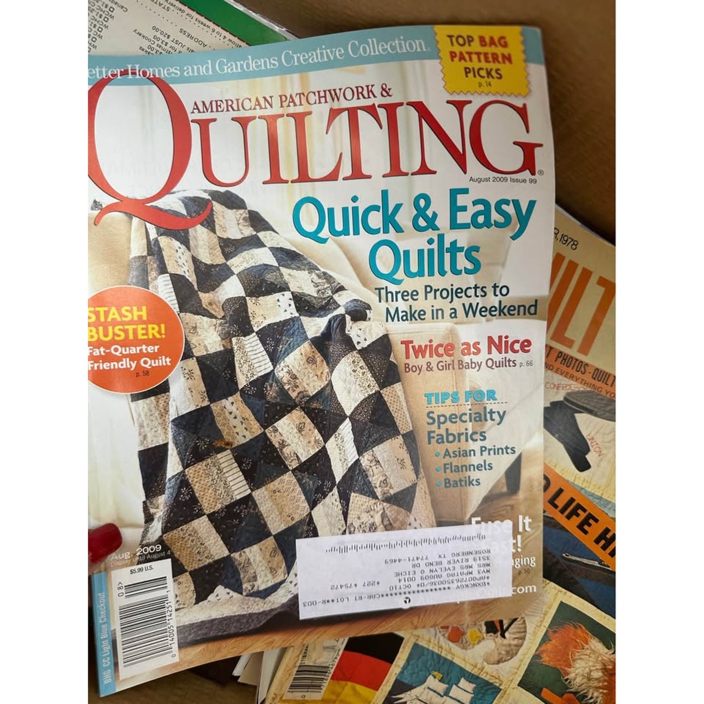 50 vintage quilting sewing magazines