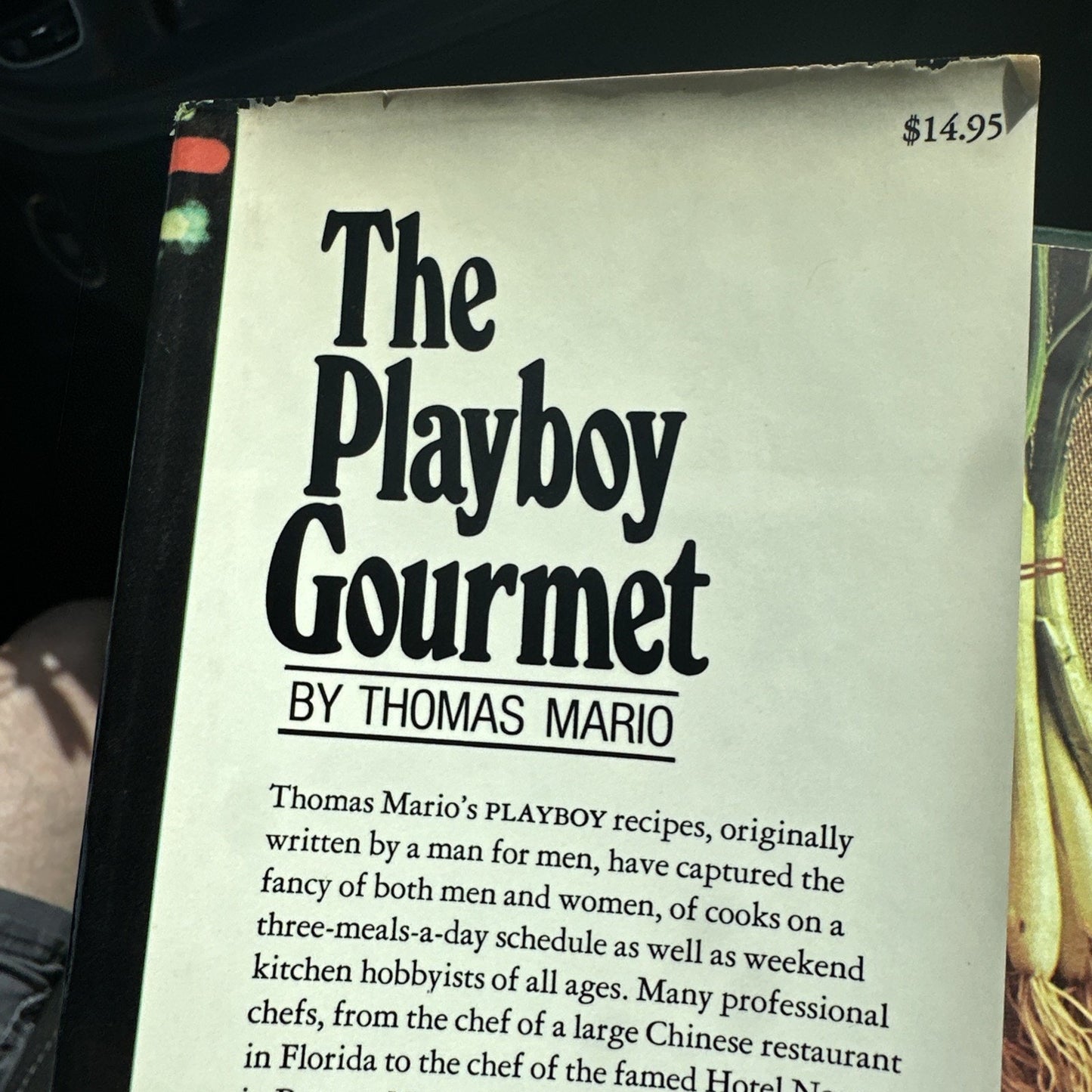The Playboy Gourmet- Hardcover Book 7th Printing 1972 By Thomas Mario Cookbook