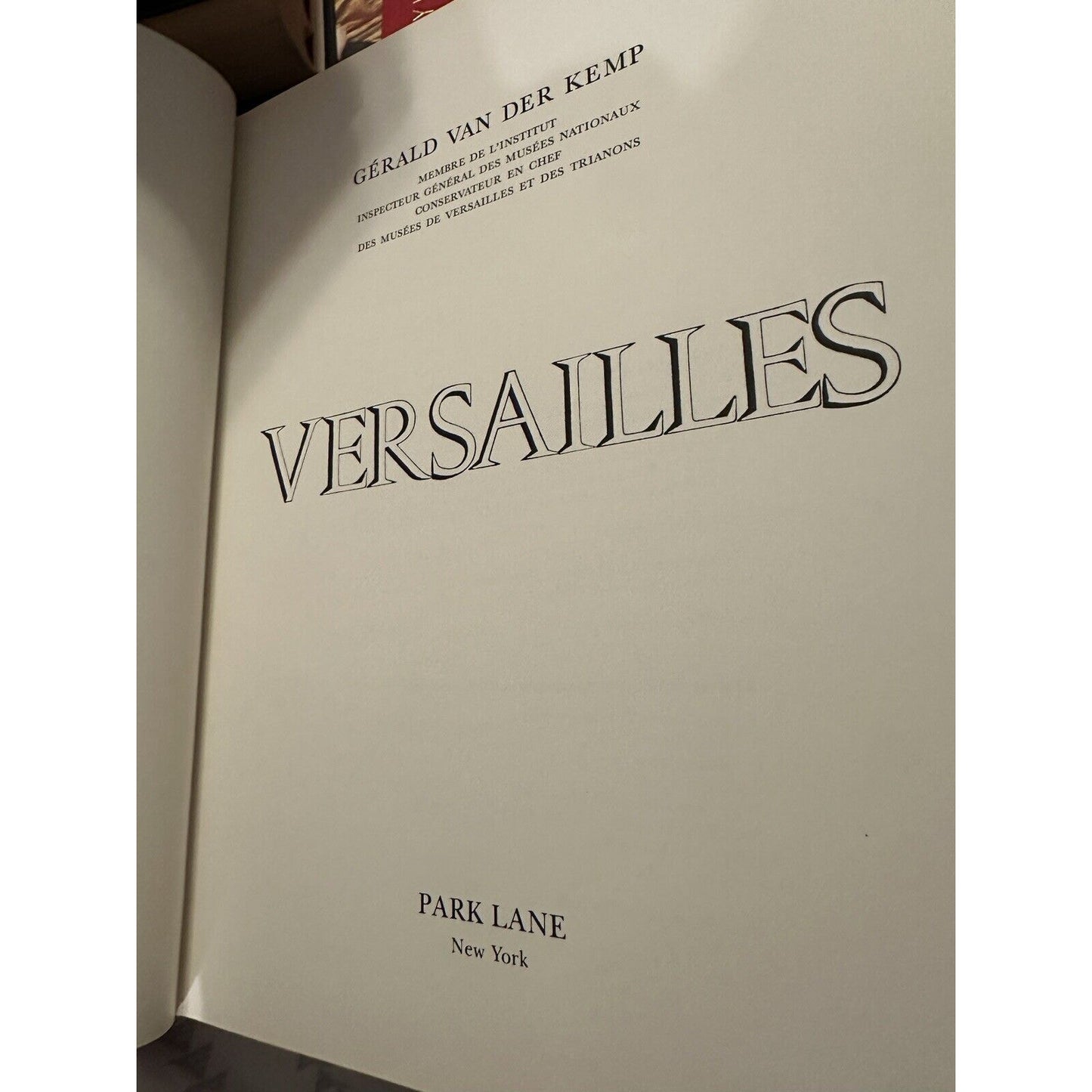 VINTAGE 1978 1st English Edition VERSAILLES by Gerald Van Der Kemp