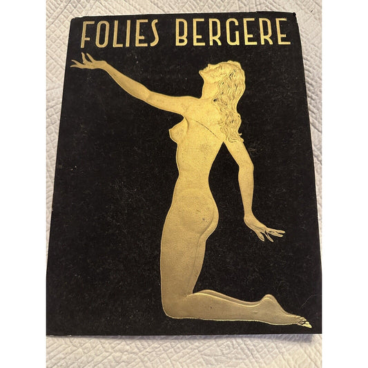Rare Vintage, collectable original program FOLIES BERGERE