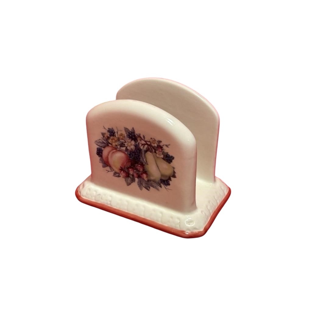 Vintage Avon Sweet Country Harvest Napkin Holder