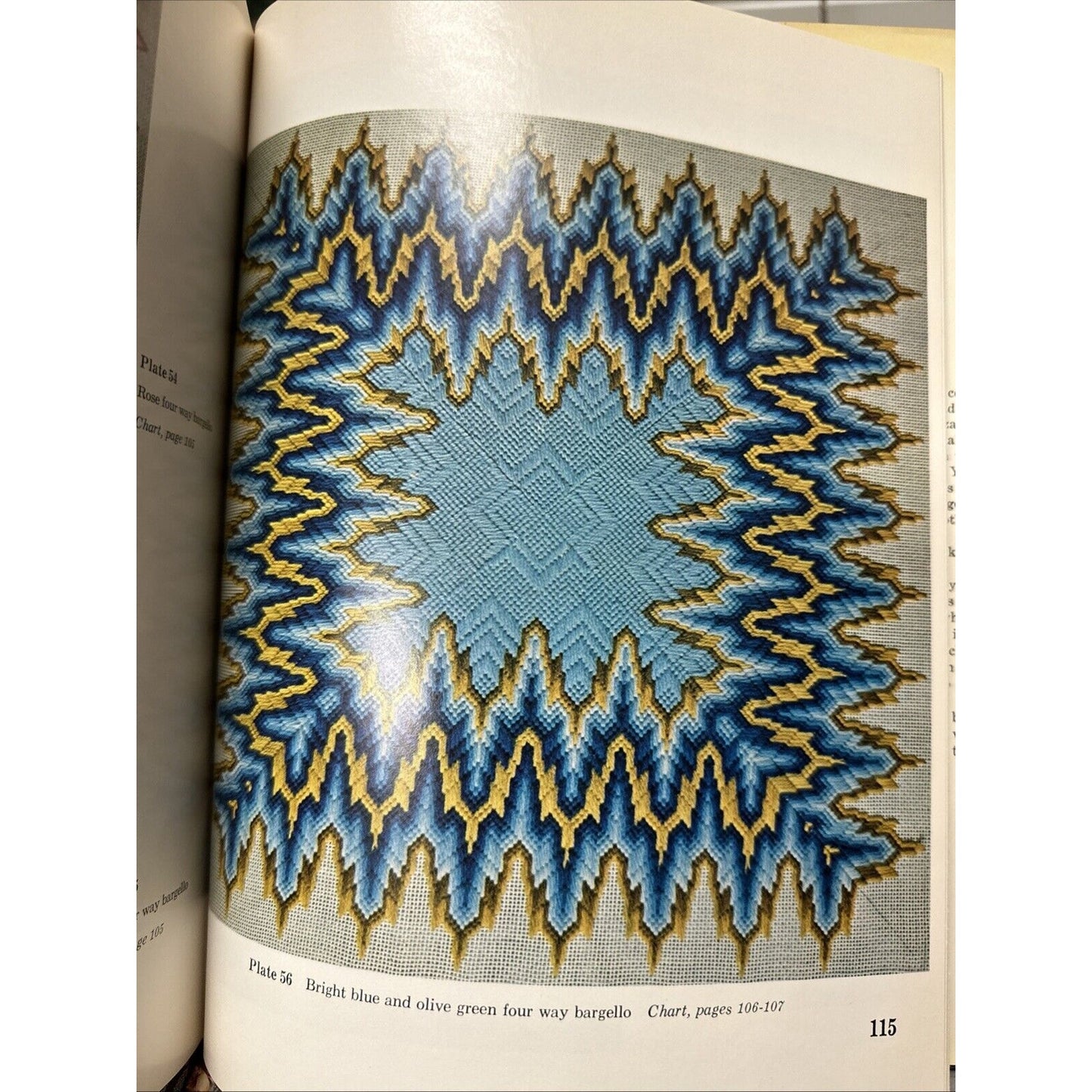 Needlepoint Bargello Signed Dorothy Kaestner
