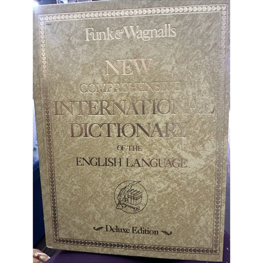Funk And Wagnalls New Comprehensive Dictionary Of The English Language 1978 Ed